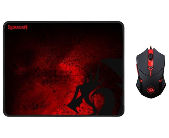  Игровой набор Redragon M601BA RU,мышь+ковер 