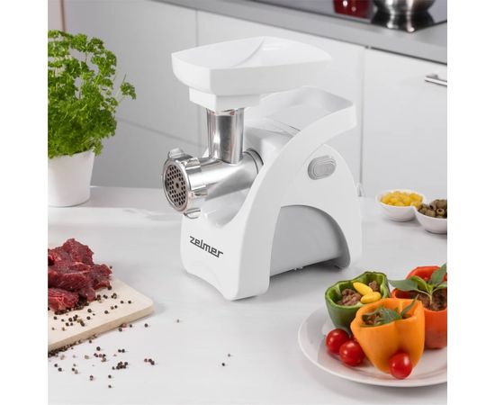  Мясорубка Zelmer ZMM9801B White 