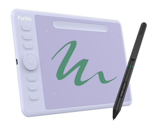  Графический планшет Parblo Intangbo S USB Type-C пурпурный 