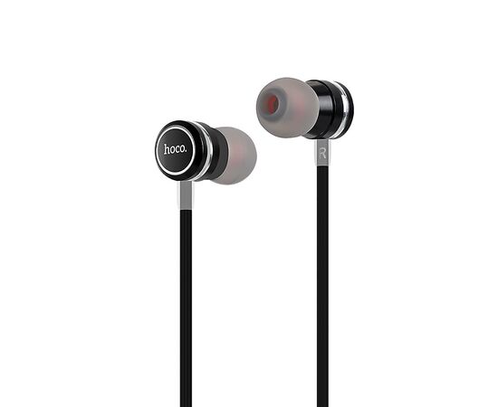  Проводные наушники с микрофоном внутриканальные Hoco M16 Ling saund metal universal, 3.5 Jack (black 