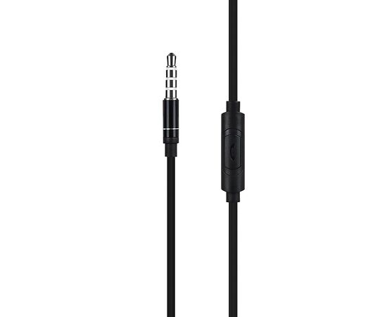  Проводные наушники с микрофоном внутриканальные Hoco M16 Ling saund metal universal, 3.5 Jack (black 