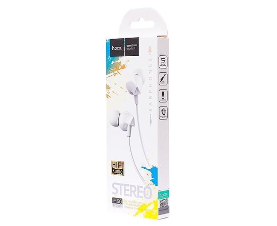  Проводные наушники с микрофоном внутриканальные Hoco M60 Perfect sound universal (white) 