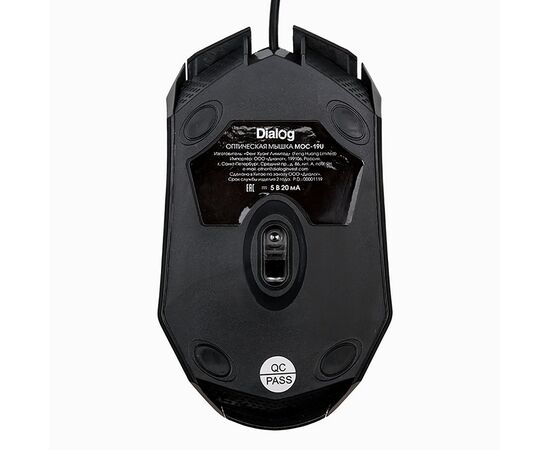  Мышь оптическая Dialog Comfort MOC-19U (black) 