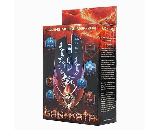  Мышь оптическая Dialog Gan-Kata MGK-20U (black) 