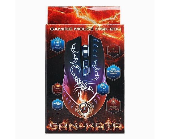  Мышь оптическая Dialog Gan-Kata MGK-20U (black) 