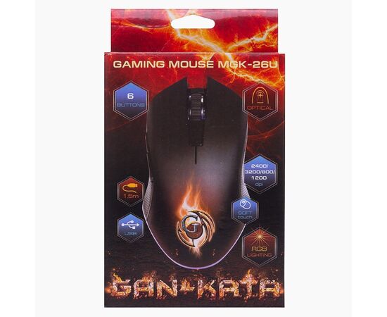  Мышь оптическая Dialog Gan-Kata MGK-26U (black) 