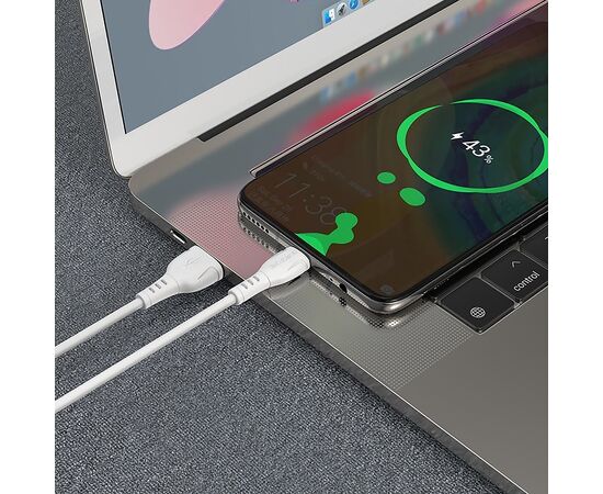  Кабель USB - Type-C Borofone BX51 Triumph, 100 см (white) 