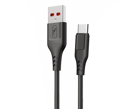  Кабель USB - Type-C SKYDOLPHIN S61T 2,4А (black) (206496) 