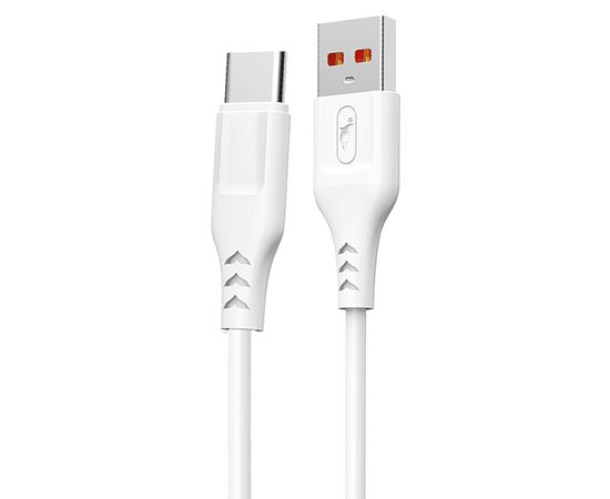  Кабель USB - Type-C SKYDOLPHIN S61T 2,4А (white) (206497) 