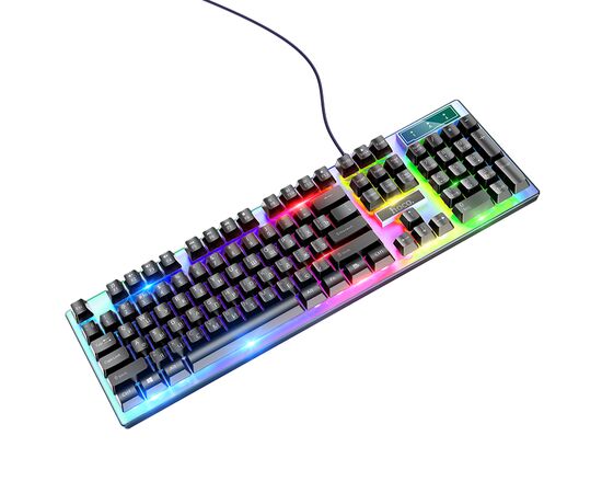  Игровая клавиатура и мышь HOCO GM18 Luminous, черный, Russian version 