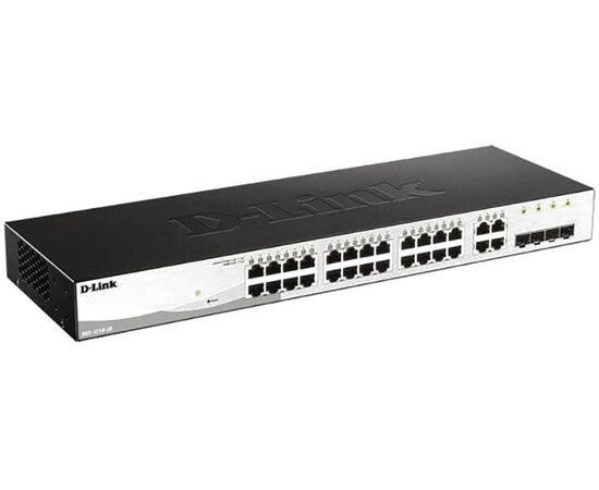  Коммутатор D-Link DGS-1210-28/F3A с 24 портами 10/100/1000Base-T и 4 комбо-портами 100/1000Base-T/SFP 