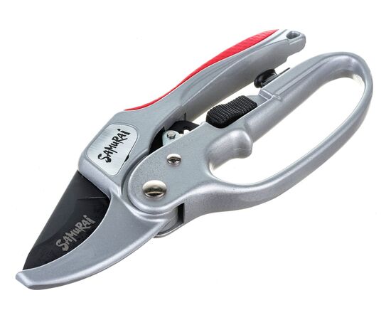  Секатор SAMURAI IPSRC-55TA с храповым механизмом, L=205мм 
