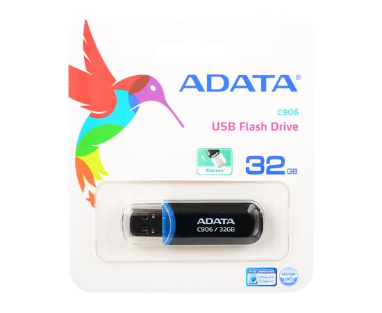  USB-флешка 32GB USB 2.0 ADATA Black AC906-32G-RBK 