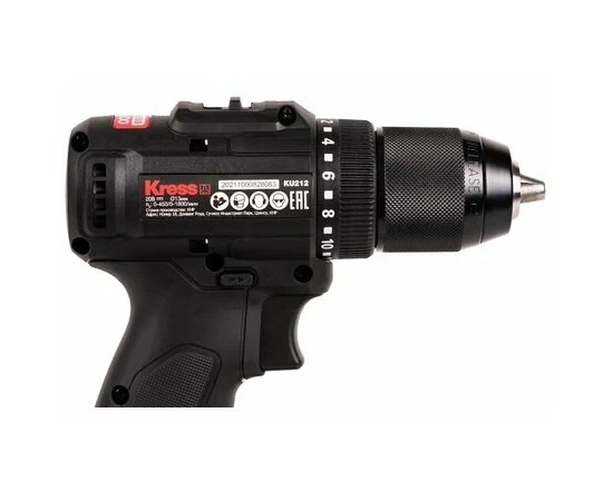 Дрель-шуруповерт аккумуляторный KRESS KU212.1 20V 2Ачx2 ЗУ Сумка+коробка 