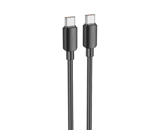  Кабель Type-C - Type-C Hoco X96 60W 100см 3A  (black) (220632) 