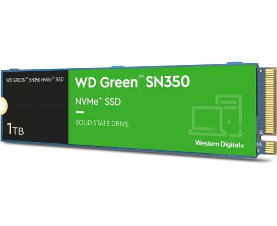  SSD WD SN350 ( WDS100T3G0C) Original PCI-E x4 1Tb Green M.2 2280 
