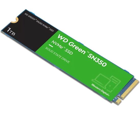  SSD WD SN350 ( WDS100T3G0C) Original PCI-E x4 1Tb Green M.2 2280 