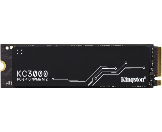  SSD M.2 512GB PCI-e4.0 Kingston KC3000 Series (SKC3000S/512G) (PCI-E 4.0 x4, up to 7000/3900Mbs, 900000 IOPS, 3D TLC, NVMe, 400TBW, Phison E18, 22х80m (PCI-E 4.0 x4, up to 7000/3900Mbs, 900000 IOPS, 3D TLC, NVMe, 400TBW, Phison E18, 22х80mm, LP) 