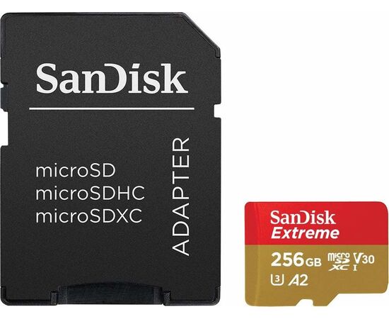 Карта памяти SANDISK MicroSDXC 256GB SDSQQVR-256G-GN6IA UHS-3 