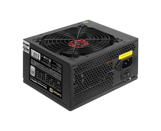  Блок питания ExeGate 400PPH-LT EX292148RUS 400W ATX, APFC, КПД 82% (80 PLUS), 12cm fan, 24pin, (4+4)pin, PCIe, 5xSATA, 3xIDE, black 