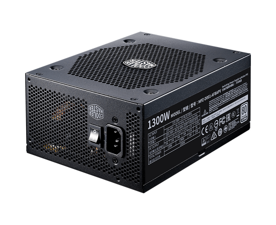  Блок питания Cooler Master V1300 (MPZ-D001-AFBAPV-EU) ATX 1300W 80+ platinum (24+8+4+4pin) APFC 140mm fan 16xSATA Cab Manag RTL 