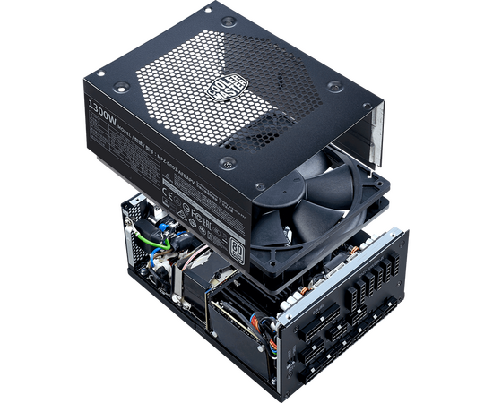  Блок питания Cooler Master V1300 (MPZ-D001-AFBAPV-EU) ATX 1300W 80+ platinum (24+8+4+4pin) APFC 140mm fan 16xSATA Cab Manag RTL 