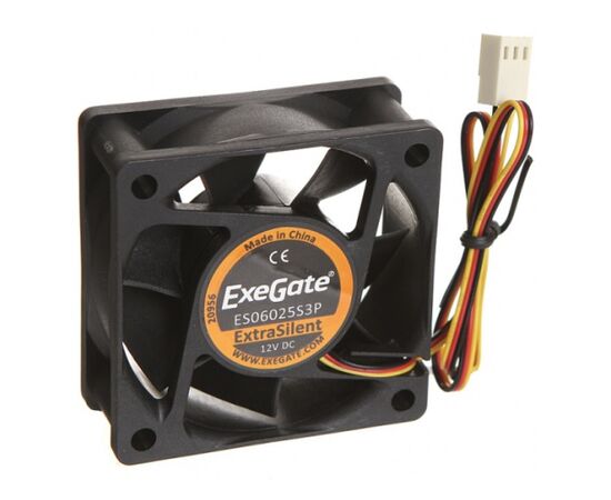  Вентилятор Exegate EX283370RU ExtraSilent ES06025S3P, 60x60x25 
