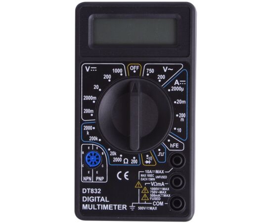  Портативный мультиметр PROconnect M832 (DT832) 13-3012 