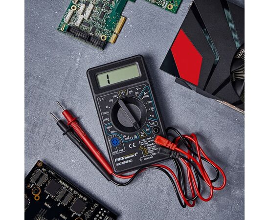  Портативный мультиметр PROconnect M832 (DT832) 13-3012 