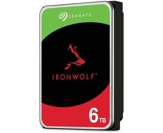  HDD Seagate IronWolf ST6000VN006 6Tb SATA-III NAS, 5400 rpm, 256Mb buffer 