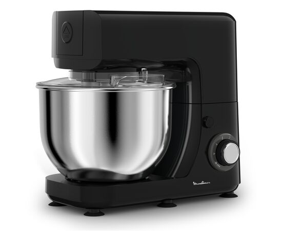  Кухонная машина Moulinex QA151810 планетар.вращ. 800Вт черный/серебристый 