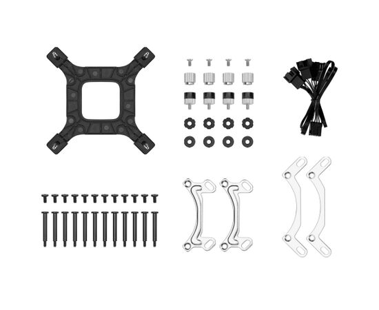  Кулер DeepCool LE720 Black (R-LE720-BKAMMN-G-1) (All sockets, 4-pin PWM) 