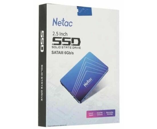  Внутренний SSD  Netac 2TB  N600S, SATA-III, R/W - 545/500 MB/s, 2.5", 3D NAND 