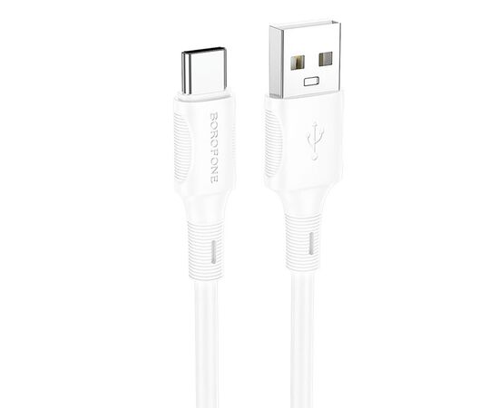  Кабель USB - Type-C Borofone BX80 100см 2,4A (white) (217578) 