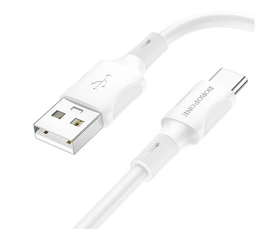  Кабель USB - Type-C Borofone BX80 100см 2,4A (white) (217578) 