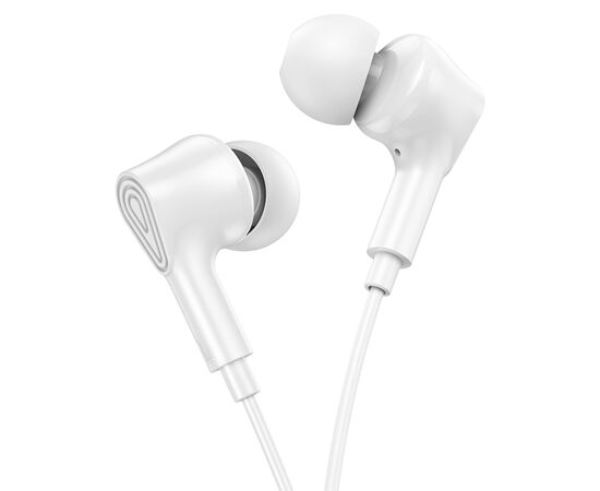  Проводные наушники HOCO M102 Ingenious, Jack 3.5mm, 1.2 м, белый 