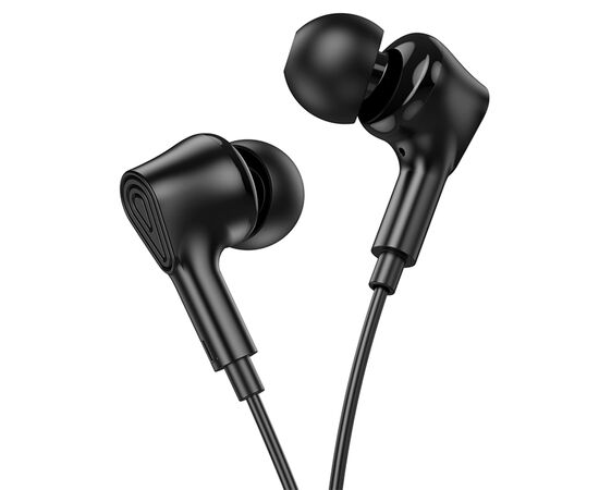 Проводные наушники HOCO M102 Ingenious, Jack 3.5mm, 1.2 м, черный 