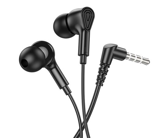  Проводные наушники HOCO M102 Ingenious, Jack 3.5mm, 1.2 м, черный 