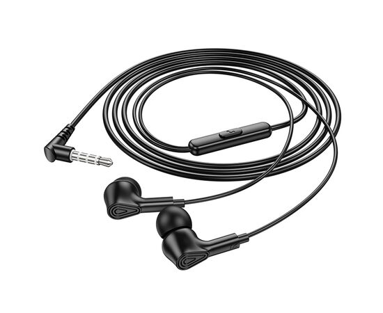  Проводные наушники HOCO M102 Ingenious, Jack 3.5mm, 1.2 м, черный 