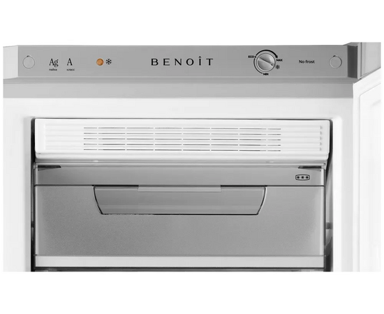  Морозильник BENOIT 228 серебристый металлопласт 