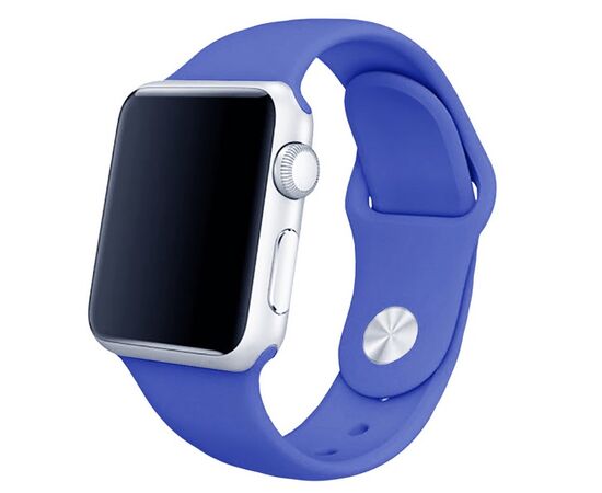  Ремешок Krutoff Silicone для Apple Watch 38/40/41mm M/L (royal blue) 21 