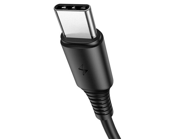  Кабель USB BOROFONE BX47 Coolway USB - Type-C, 2.4А, 1 м, черный 