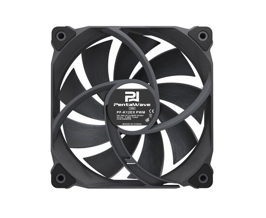  Вентилятор PentaWave PF-K12EX PWM / 120mm 4 pin Dual NMB Ball Bearing 500-2400rpm 108CFM 38.5dBA/ Gray 