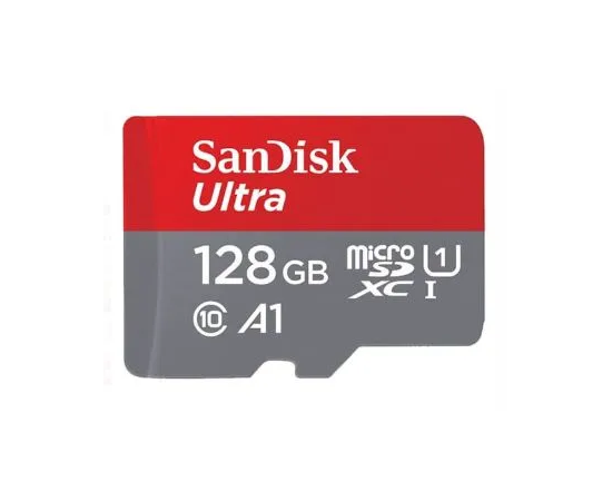  MicroSD  128GB  SanDisk Class 10 Ultra UHS-I A 1 (140 Mb/s) без адаптера 