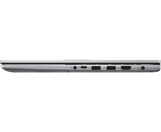  Ноутбук Asus Vivobook 15 X1504VA-BQ895 Core 5 120U 16Gb SSD512Gb Intel Graphics 15.6" IPS FHD (1920x1080) noOS silver WiFi BT Cam (90NB13Y2-M00880) 