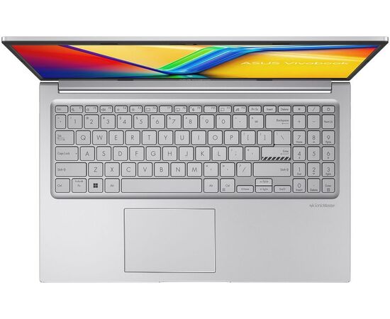  Ноутбук Asus Vivobook 15 X1504VA-BQ895 Core 5 120U 16Gb SSD512Gb Intel Graphics 15.6" IPS FHD (1920x1080) noOS silver WiFi BT Cam (90NB13Y2-M00880) 