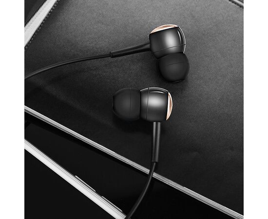  Проводные наушники HOCO M19 Drumbeat, Jack 3.5mm, 1.2 м, черный 