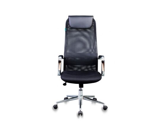  Кресло руководителя Бюрократ KB-9N/Black черный TW-01 TW-11 сетка крестовина хром 