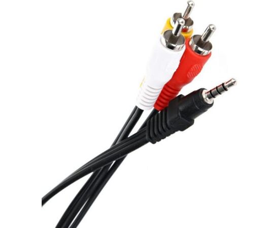 Аудиокабель TELECOM TAV4545-1.5m 3.5mm to 3RCA, 1.5m 