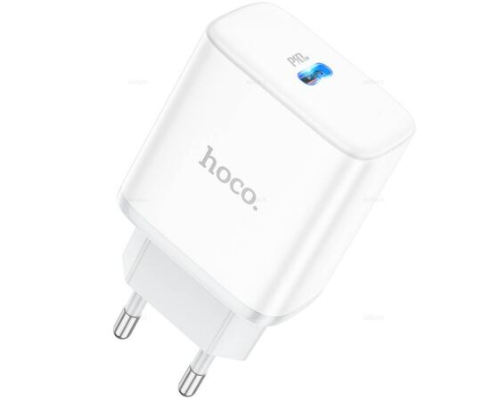  HOCO C104A/ Сетевое ЗУ/ PD / 1 USB/ Выход: 20W/ White 